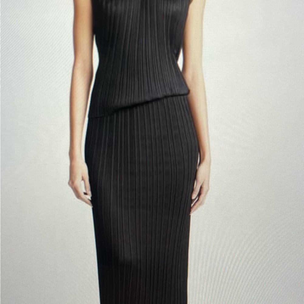Vince Black Midi Skirt